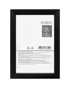 Фоторамка Maria 10x15 см цвет черный Без бренда
