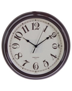 Часы настенные Классика цвет коричневый диаметр 30 5 см Troykatime