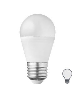 Лампа светодиодная E27 220 240 В 9 Вт шар малый матовая 1000 лм нейтральный белый свет Volpe