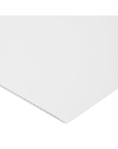 Стеновая панель ПВХ Белый глянец 2700x375x5 мм 1 012 м Artens