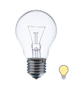 Лампа накаливания шар E27 60 Вт 710 Лм груша прозрачная свет тёплый белый Osram