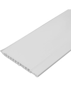 Стеновая панель ПВХ Белая 3000x100x10 мм 0 3 м Рсп