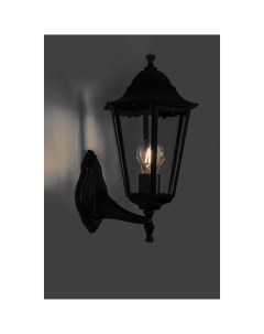 Светильник уличный настенный под лампу 6101 PL6101 цвет черный Без бренда