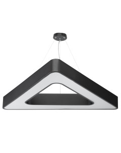 Светильник подвесной светодиодный Geometria Delta 5 м нейтральный белый свет цвет черный Без бренда