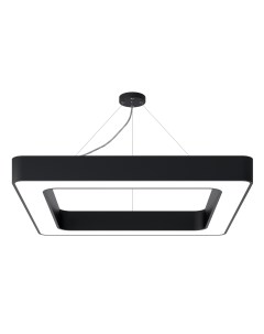 Светильник подвесной светодиодный Geometria Quadro 5 м нейтральный белый свет 70 Вт цвет черный Без бренда