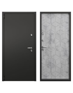 Дверь входная металлическая Норда 880 мм левая цвет арт светло серый Torex
