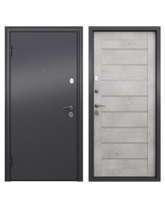 Дверь входная металлическая Страйд Тиволи 860 мм левая цвет серый Torex