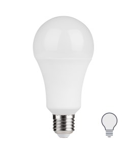 Лампа светодиодная E27 170 240 В 10 Вт груша матовая 1000 лм нейтральный белый свет Lexman