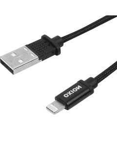 Кабель USB Lightning 1 3 м 2 A цвет черный Oxion