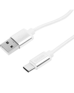 Кабель USB Type C 1 3 м 2 A цвет белый Oxion