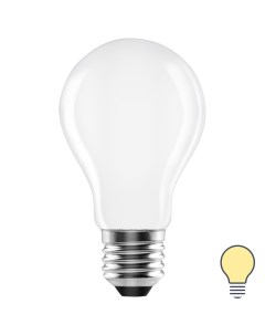 Лампа светодиодная E27 220 240 В 6 Вт груша матовая 750 лм теплый белый свет Lexman
