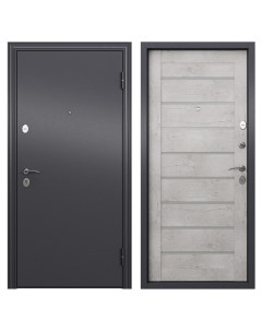 Дверь входная металлическая Страйд Тиволи 950 мм правая цвет серый Torex