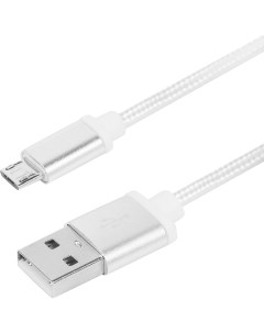 Кабель USB micro USB 1 3 м 2 A цвет белый Oxion