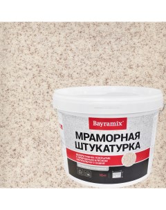 Штукатурка мраморная Kashmir White N 15 кг Bayramix