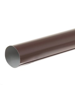 Труба водосточная 2000x90 мм цвет коричневый Интерпрофиль