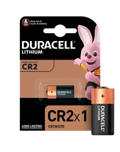 Батарейка CR2 литиевая 1 шт Duracell