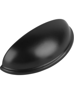 Ручка кнопка мебельная Блэкшелл 76 мм цвет черный Larvij