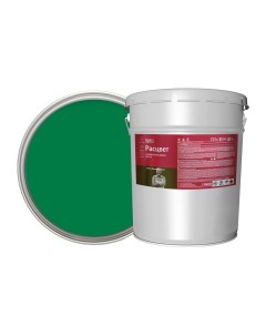 Краска масляная МА 15 глянцевая цвет зеленый 20 кг Расцвет