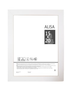 Рамка Alisa 15x20 см цвет белый Без бренда