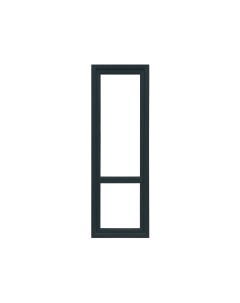 Балконная дверь ПВХ 2130x700 мм ВxШ правая однокамерный стеклопакет цвет белый серый антрацит Века