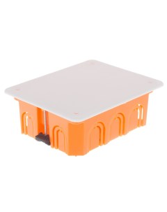 Распределительная коробка скрытая СП 120х92х45 мм 10 вводов IP20 цвет оранжевый Tdm