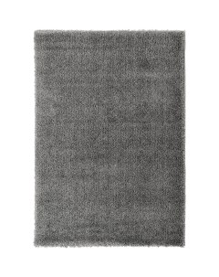 Ковер полиэстер Ribera 120x170 см цвет темно серый Без бренда