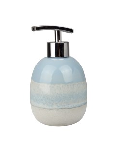 Дозатор для жидкого мыла Ombre керамика цвет голубой Аквалиния