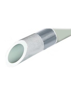Труба полипропиленовая Stabioxy o20 мм 2 м армированная алюминием 106420 D Fv-plast