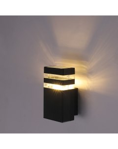 Светильник настенный уличный влагозащищенный Techno 24396 0 IP65 цвет черный Duwi