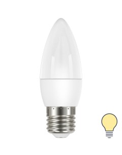 Лампа светодиодная Candle E27 175 250 В 6 5 Вт белая 600 лм теплый белый свет Lexman