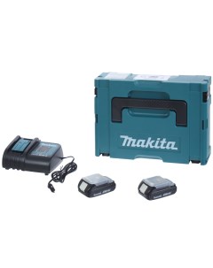 Набор 2 аккумулятора и зарядное устройство 197143 8 18 В Li ion 2x1 5 Ач Makita