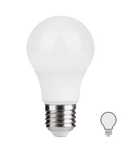 Лампа светодиодная E27 170 240 В 7 Вт груша матовая 600 лм нейтральный белый свет Lexman