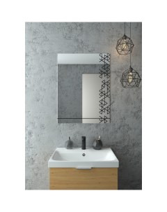 Зеркало для ванной Lofi с полкой 50x70 см Без бренда