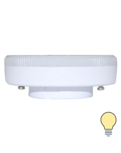 Лампа светодиодная GX53 220 240 В 6 Вт круг матовая 500 лм теплый белый свет Без бренда