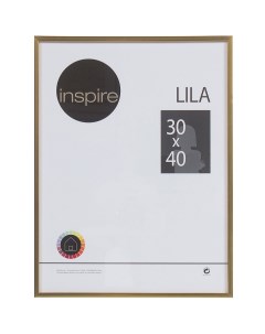 Рамка Lila 30х40 см цвет золото Inspire