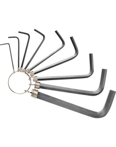 Набор ключей имбусовых шестигранных MER153 1 5 10 мм 9 предметов Без бренда