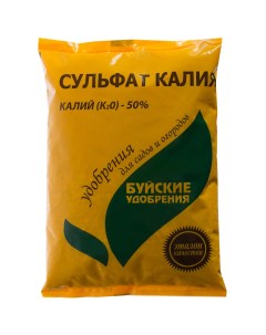 Удобрение Калий сернокислый 0 9 кг Без бренда
