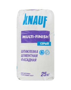 Шпаклёвка цементная финишная Мульти финиш 25 кг Knauf