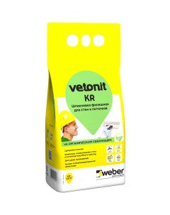 Шпаклёвка полимерная финишная KR 5 кг Vetonit