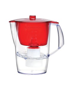 Фильтр кувшин для очистки воды Лайт 3 6 л цвет красный Барьер