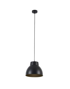 Светильник подвесной Mezzo 1 лампа 3 м цвет черный Inspire