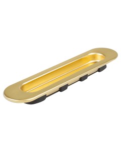 Ручка мебельная для шкафа купе 152 мм металл пластик цвет матовое золото Без бренда