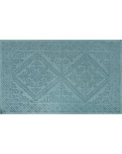 Коврик для ванной Vintage 50x80 см цвет синий Аквалиния