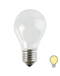 Лампа накаливания шар E27 75 Вт матовая свет тёплый белый Osram