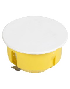 Коробка распределительная круглая 80x45 мм цвет жёлтый Systeme electric