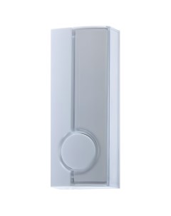 Кнопка для дверного звонка проводная PDJ 213 цвет белый Zamel