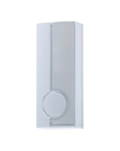 Кнопка для дверного звонка проводная PDJ 213 P с подсветкой цвет белый Zamel