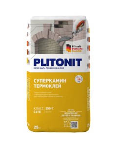 Клей термостойкий Плитонит Супер Камин ТермоКлей 25 кг Plitonit