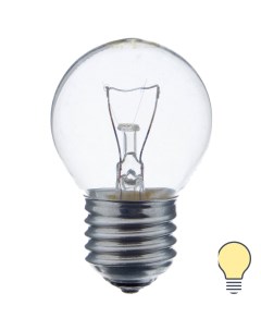 Лампа накаливания шар E27 60 Вт 660 Лм шар прозрачная свет тёплый белый Osram