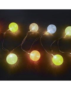 Гирлянда светодиодная шарики Cotton Balls USL S 139 PM2000 на солнечных батареях 3 8 м цвет разноцве Uniel